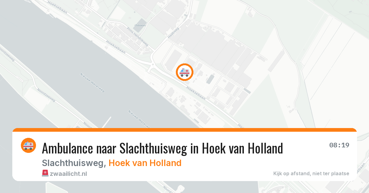 Ambulance naar Slachthuisweg in Hoek van Holland — 6 jun 2026
