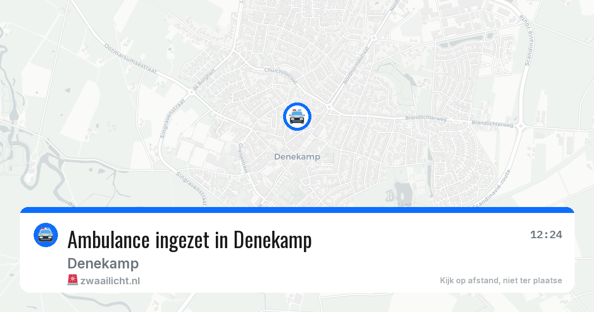 Ambulance ingezet in Denekamp — 19 jul 2026