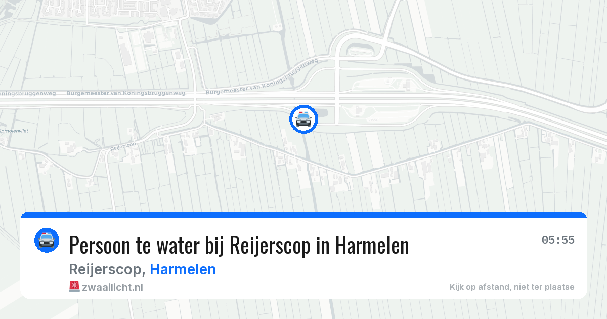 Persoon te water bij Reijerscop in Harmelen — 25 mrt 2026