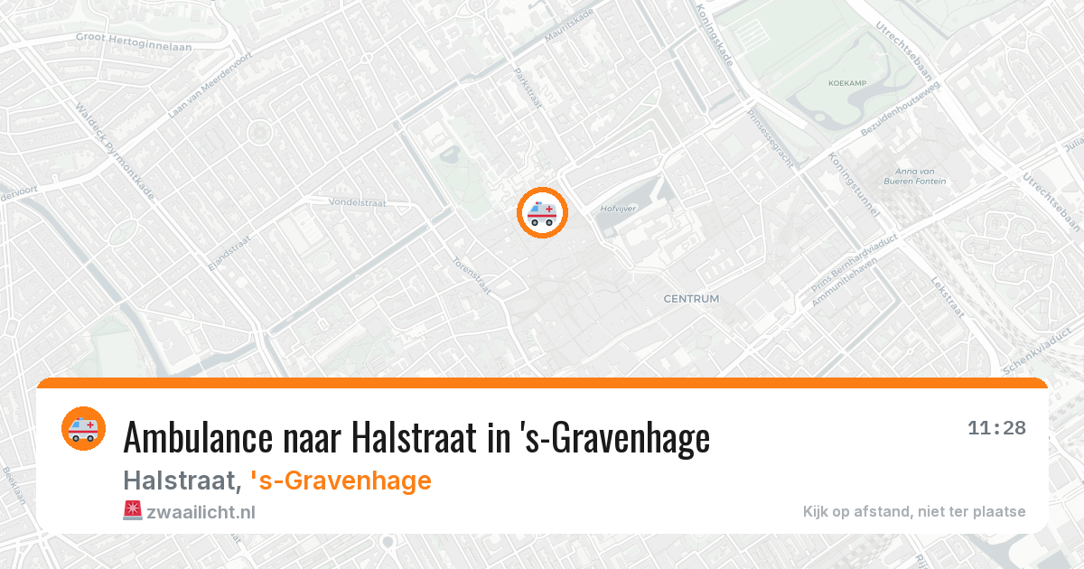 Ambulance naar Halstraat in 's-Gravenhage — 5 feb 2026