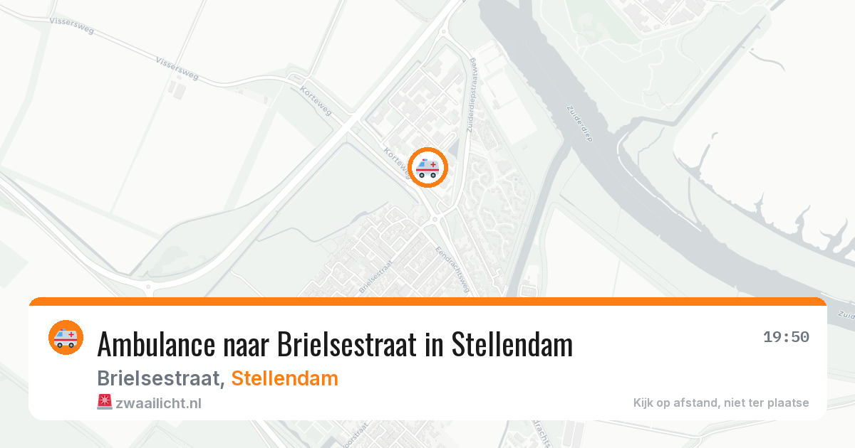 Ambulance naar Brielsestraat in Stellendam — 6 jun 2026