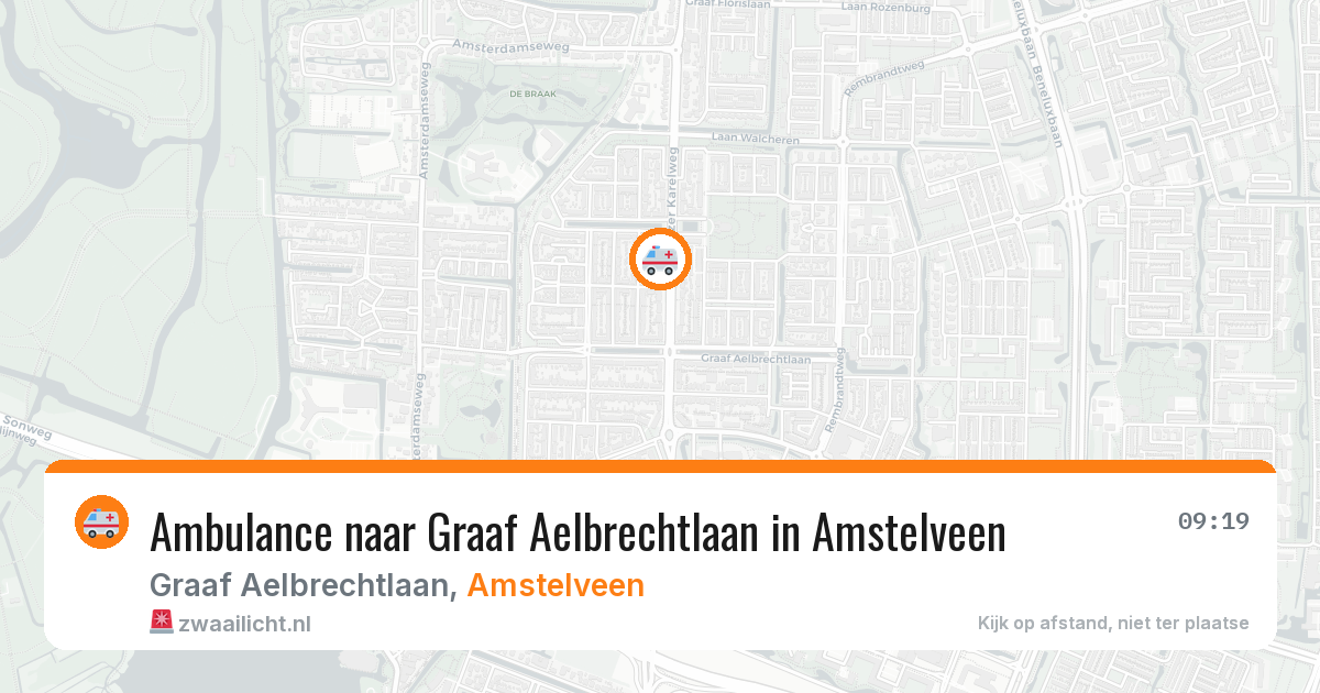 Ambulance naar Graaf Aelbrechtlaan in Amstelveen — 29 jan 2026