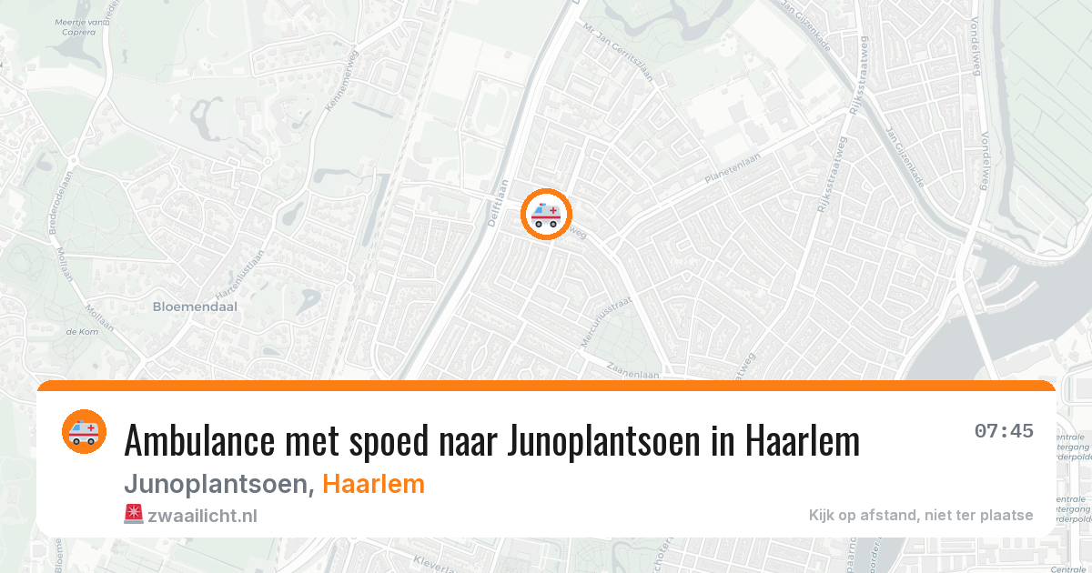 Ambulance met spoed naar Junoplantsoen in Haarlem — 17 jan 2026