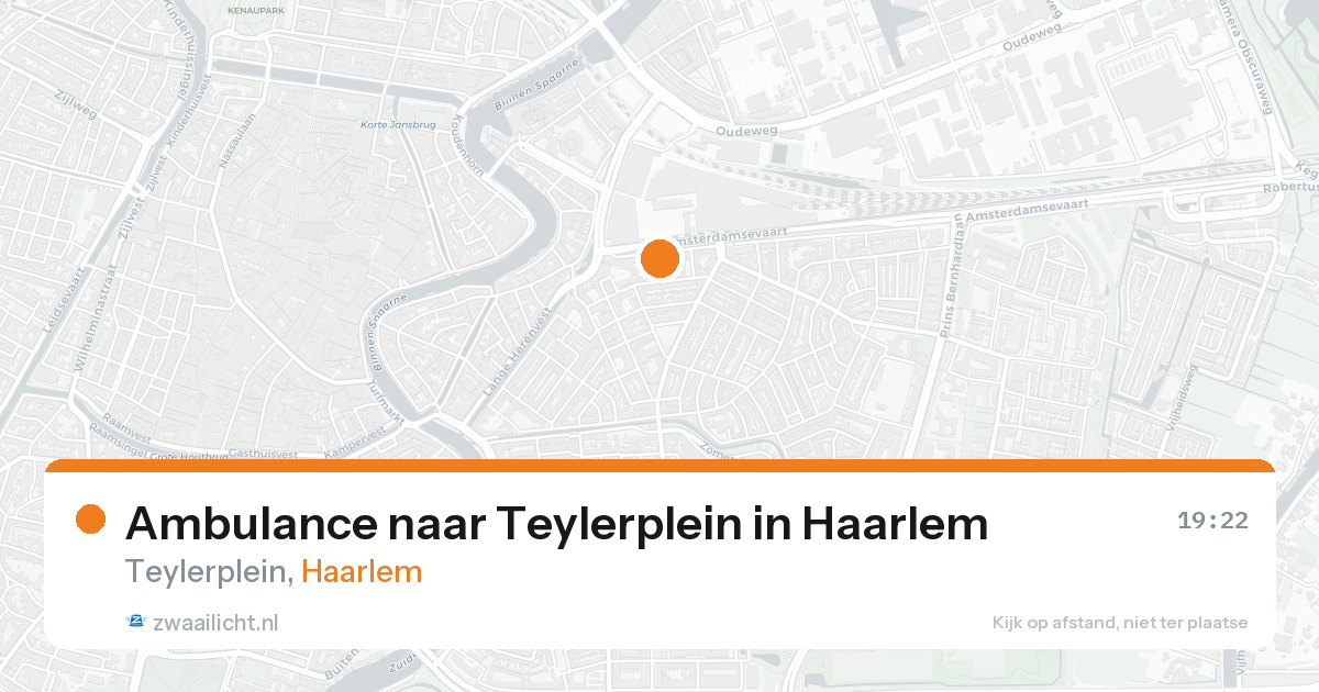 Ambulance naar Teylerplein in Haarlem — 31 jan 2026