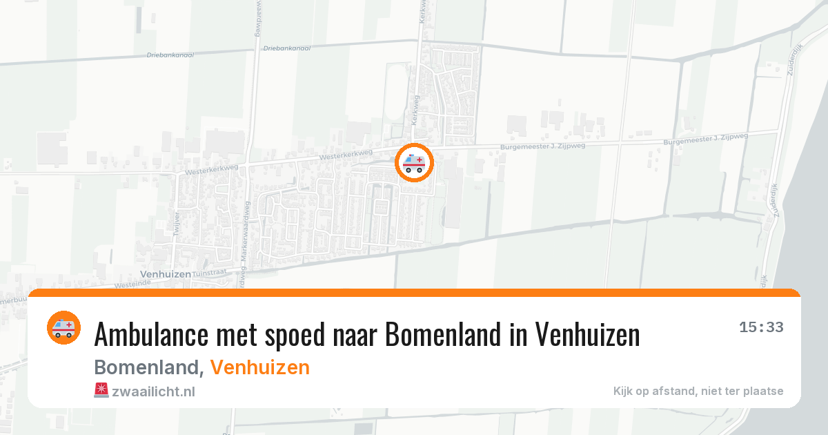 Ambulance met spoed naar Bomenland in Venhuizen — 12 feb 2026