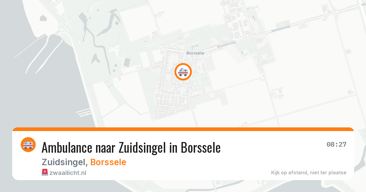 Ambulance naar Zuidsingel in Borssele — 19 feb 2026