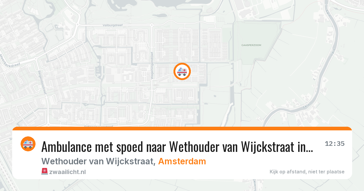 Ambulance met spoed naar Wethouder van Wijckstraat in Amsterdam — 4 mei 2026