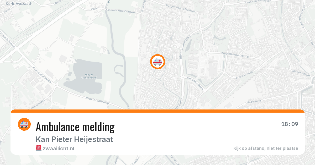 Ambulance melding — 19 jun 2026