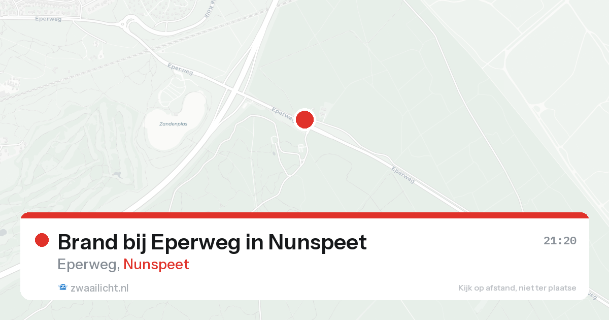 Brand bij Eperweg in Nunspeet — 19 aug 2026