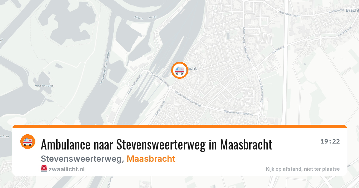 Ambulance naar Stevensweerterweg in Maasbracht — 1 aug 2026