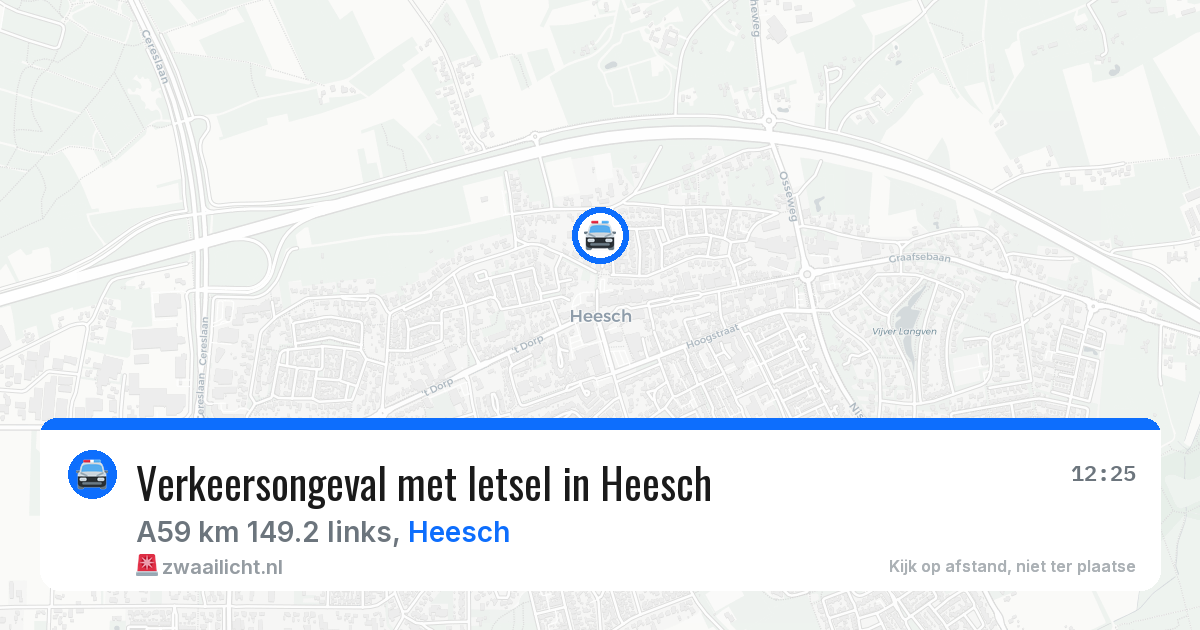 Verkeersongeval met letsel in Heesch — 27 apr 2026