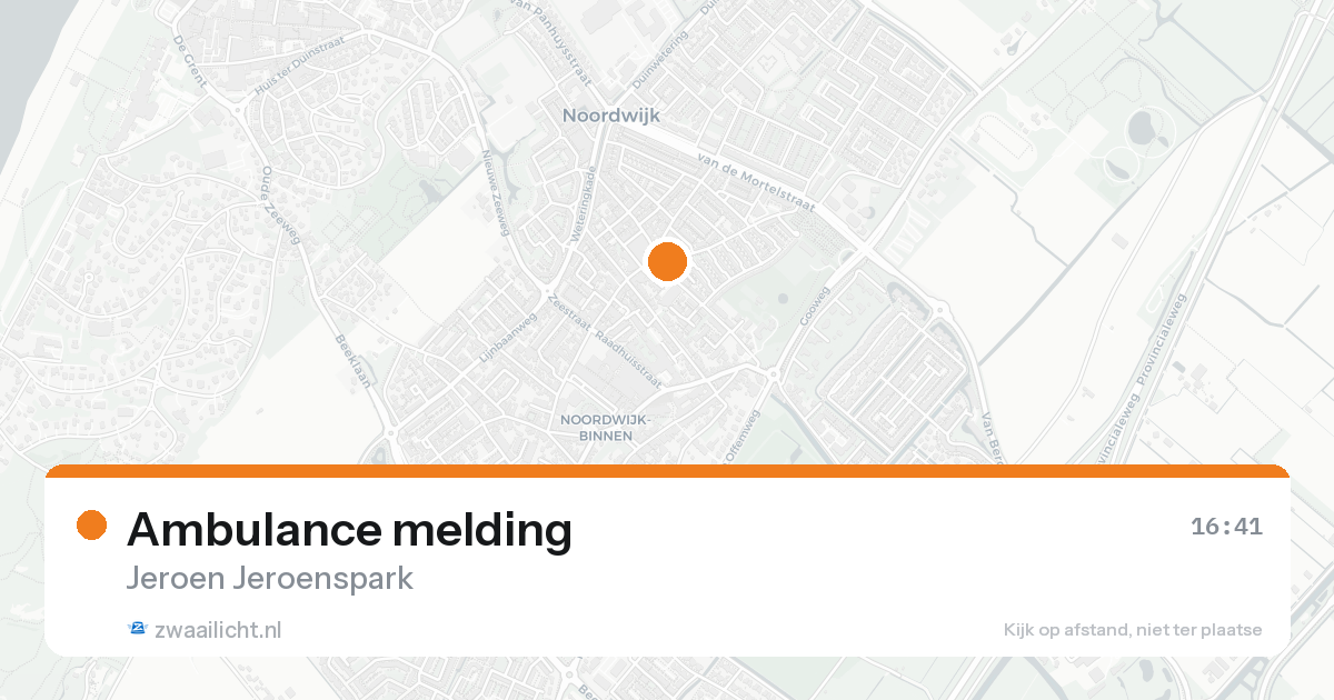Ambulance melding — 31 jan 2026