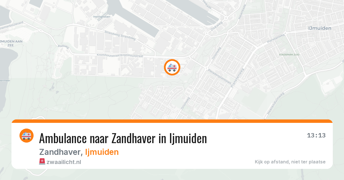 Ambulance naar Zandhaver in Ijmuiden — 26 apr 2026