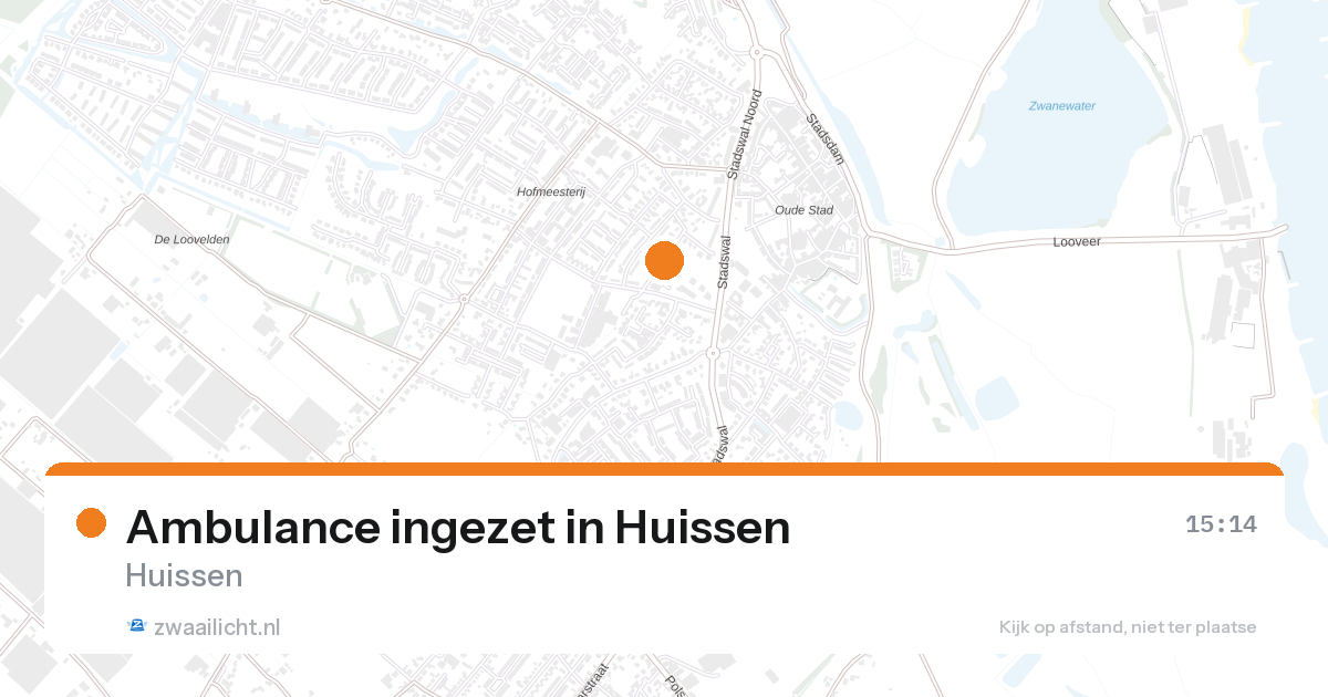 Ambulance ingezet in Huissen — 26 aug 2026