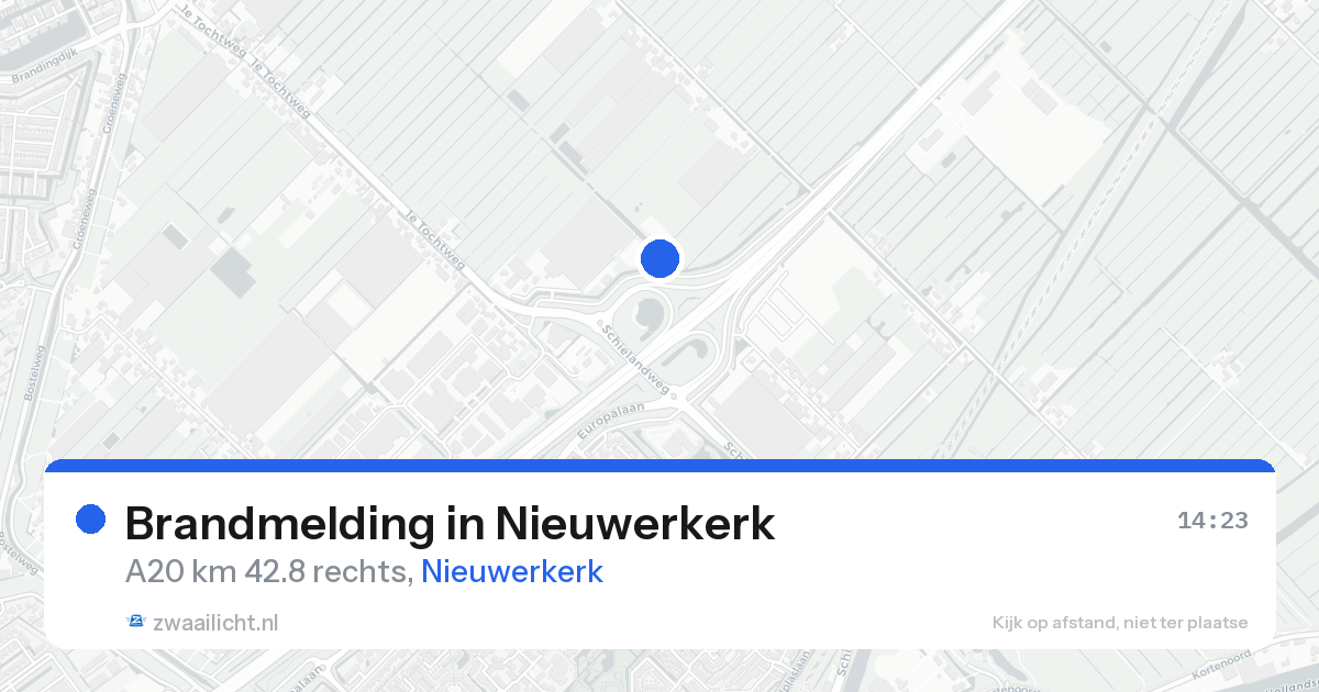 Brandmelding in Nieuwerkerk — 22 aug 2026