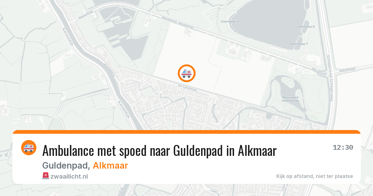 Ambulance met spoed naar Guldenpad in Alkmaar — 23 mei 2026