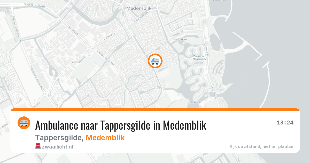 Ambulance naar Tappersgilde in Medemblik — 17 jun 2026