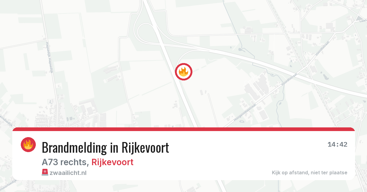 Brandmelding in Rijkevoort — 12 aug 2026