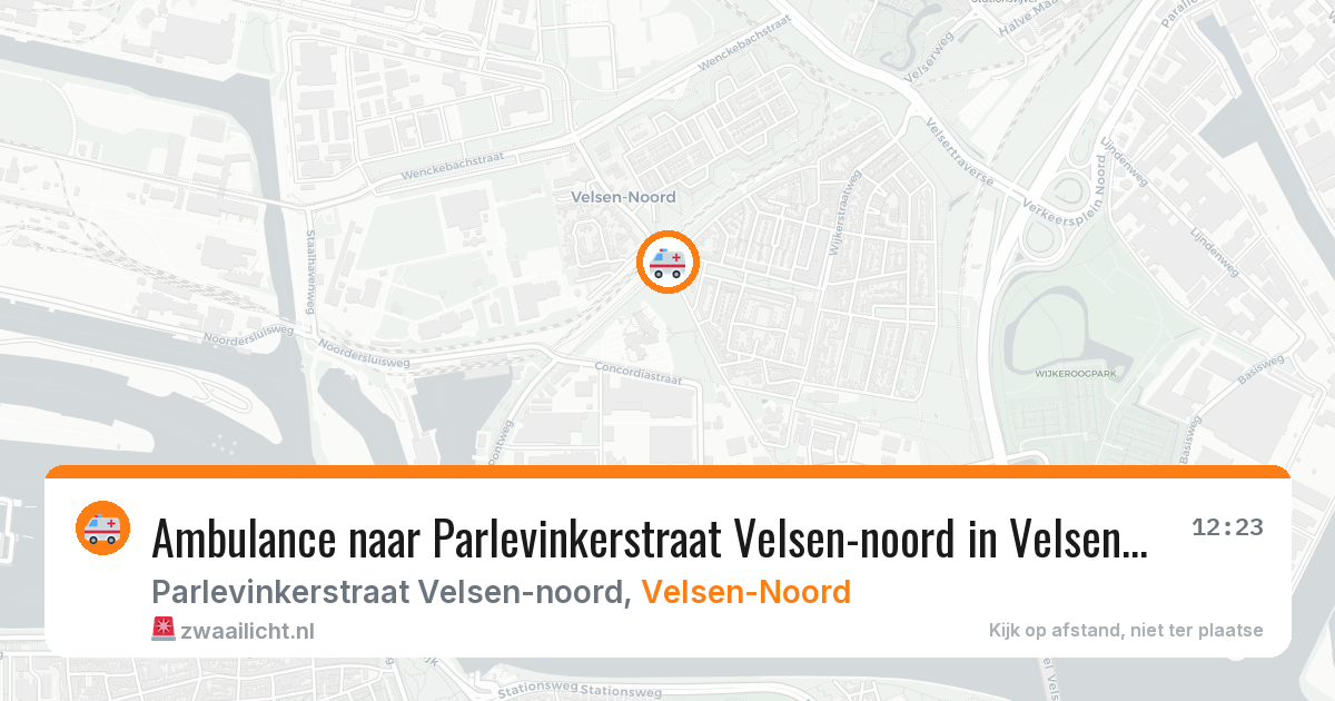 Ambulance naar Parlevinkerstraat Velsen-noord in Velsen-Noord — 1 jun 2026