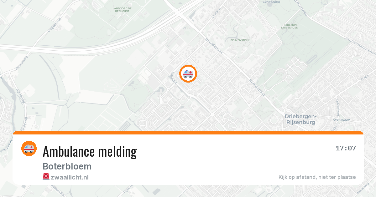 Ambulance melding — 1 feb 2026