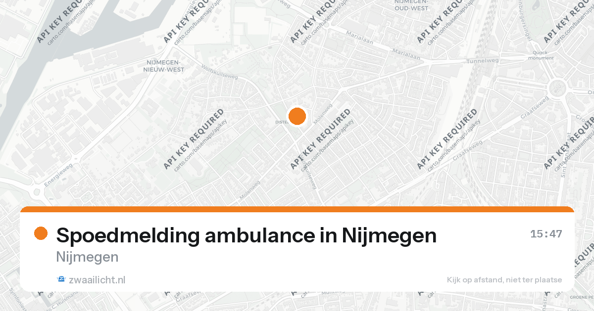 Spoedmelding ambulance in Nijmegen — 26 aug 2026