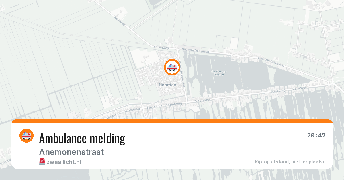 Ambulance melding — 8 feb 2026