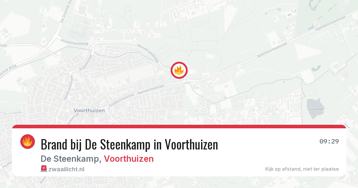 Brand bij De Steenkamp in Voorthuizen — 27 mei 2026