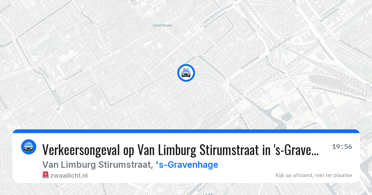 Verkeersongeval op Van Limburg Stirumstraat in 's-Gravenhage — 18 apr 2026