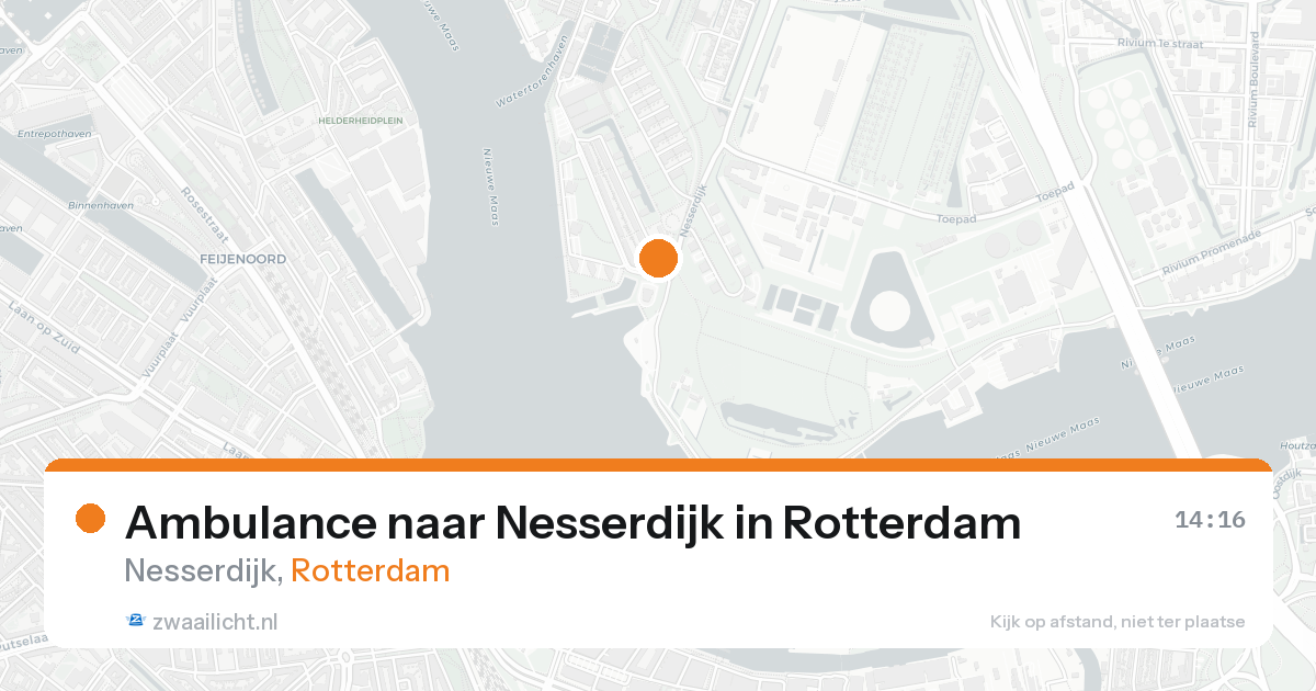 Ambulance naar Nesserdijk in Rotterdam — 18 aug 2026