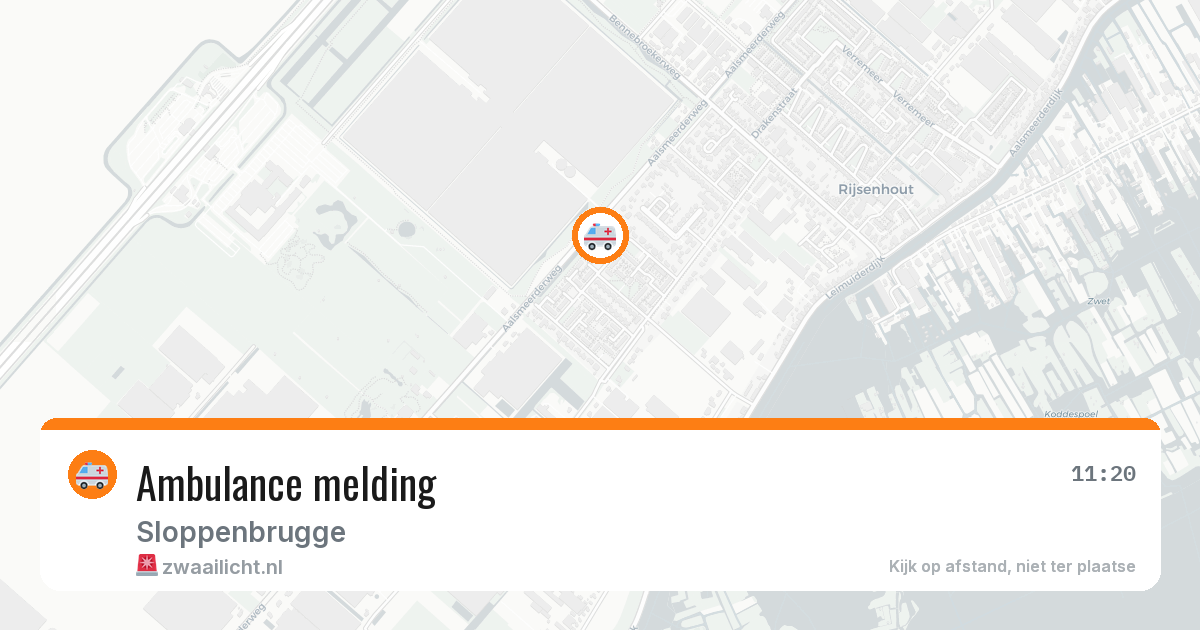 Ambulance melding — 25 apr 2026