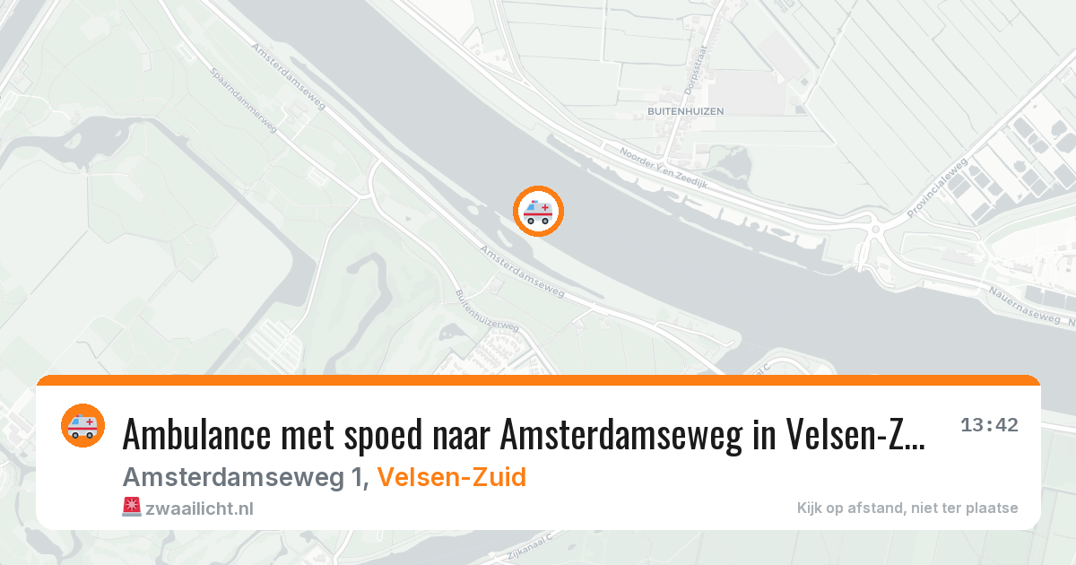 Ambulance met spoed naar Amsterdamseweg in Velsen-Zuid — 31 jan 2026