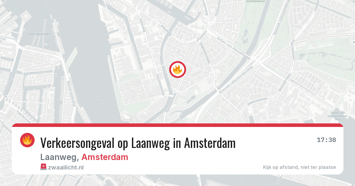 Verkeersongeval op Laanweg in Amsterdam — 4 aug 2026