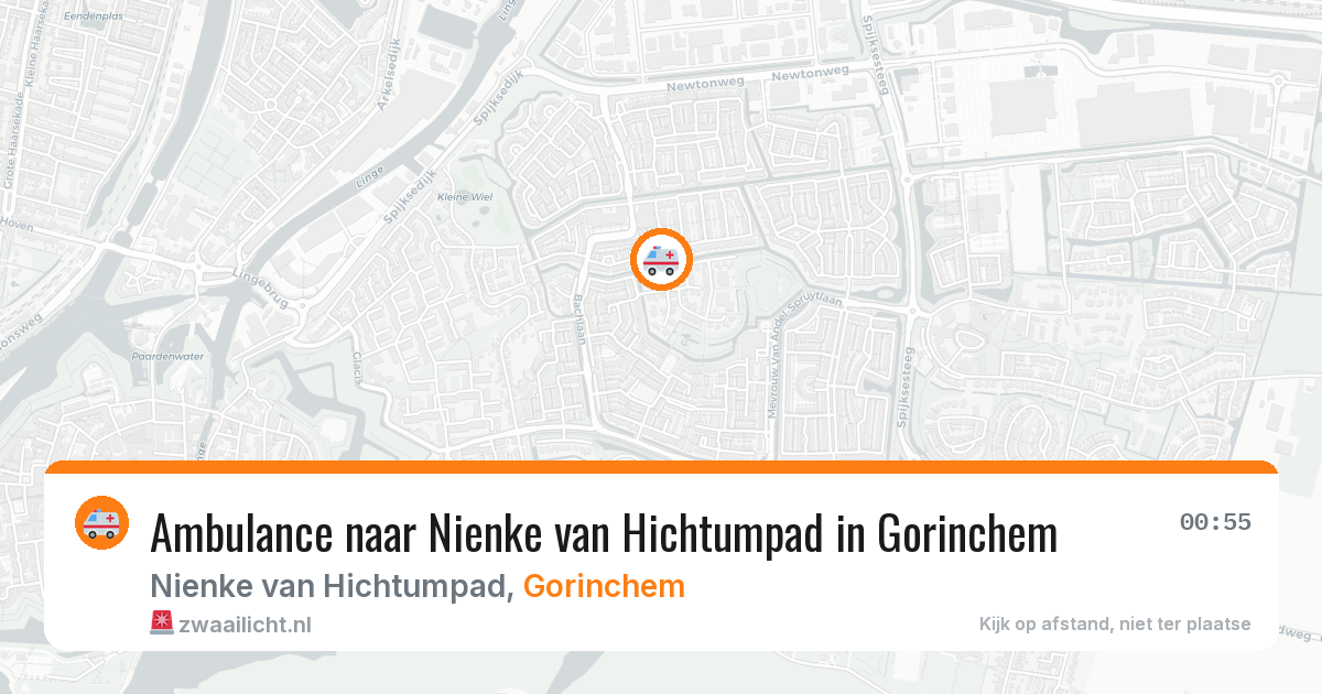Ambulance naar Nienke van Hichtumpad in Gorinchem — 17 jun 2026