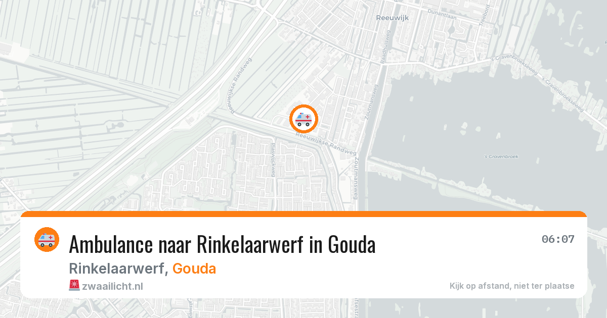 Ambulance naar Rinkelaarwerf in Gouda — 28 mei 2026