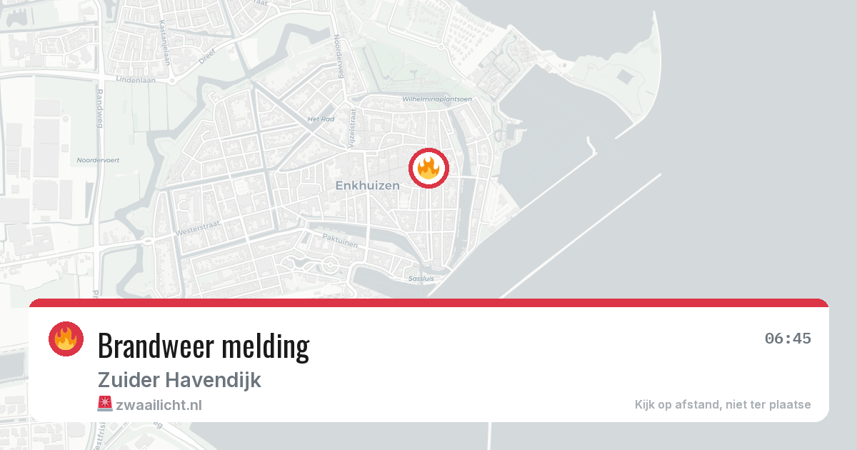 Brandweer melding — 13 jun 2026