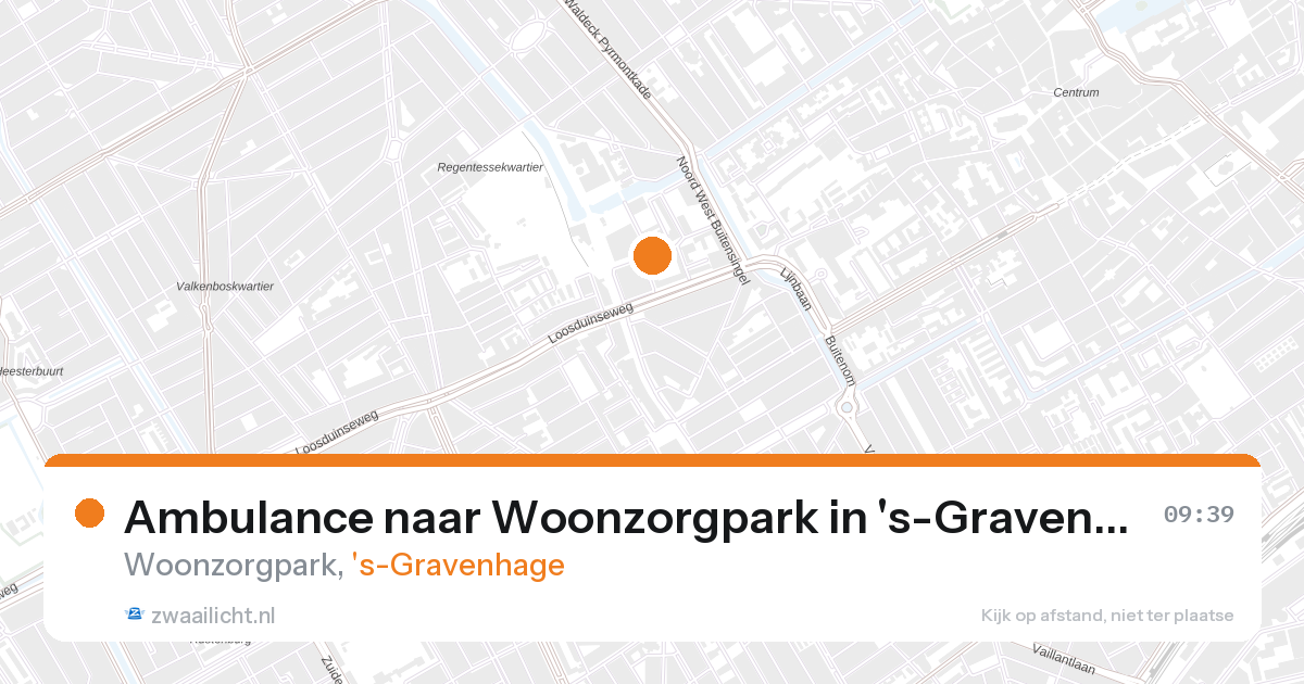 Ambulance naar Woonzorgpark in 's-Gravenhage — 28 aug 2026