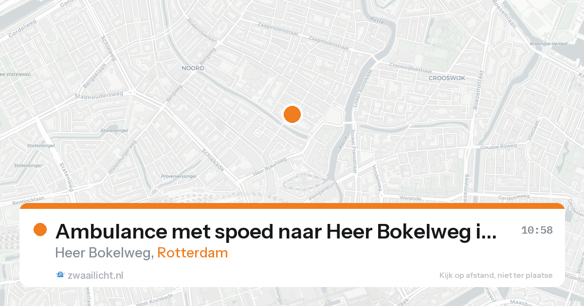 Ambulance met spoed naar Heer Bokelweg in Rotterdam — 31 jan 2026