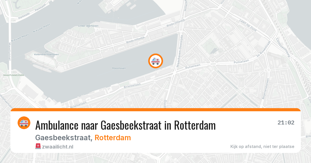 Ambulance naar Gaesbeekstraat in Rotterdam — 7 mrt 2026