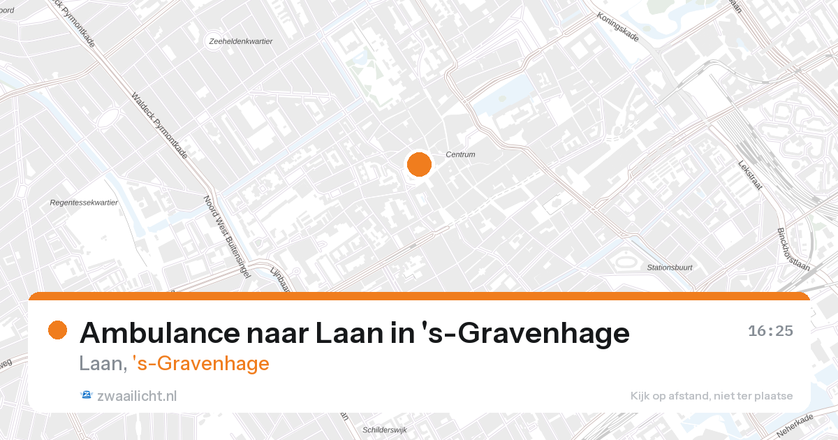 Ambulance naar Laan in 's-Gravenhage — 28 aug 2026