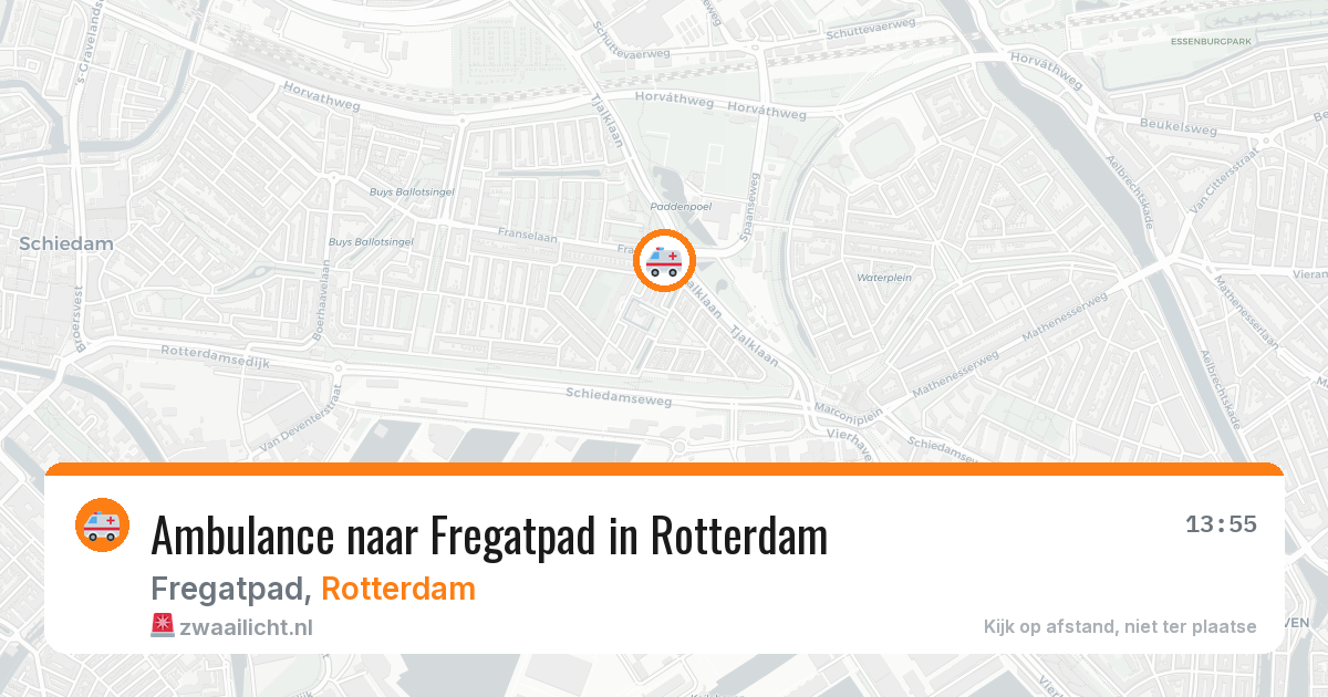 Ambulance naar Fregatpad in Rotterdam — 2 jul 2026