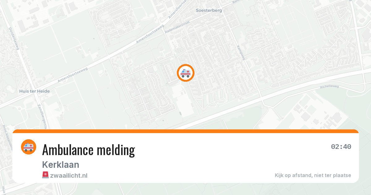 Ambulance melding — 12 feb 2026