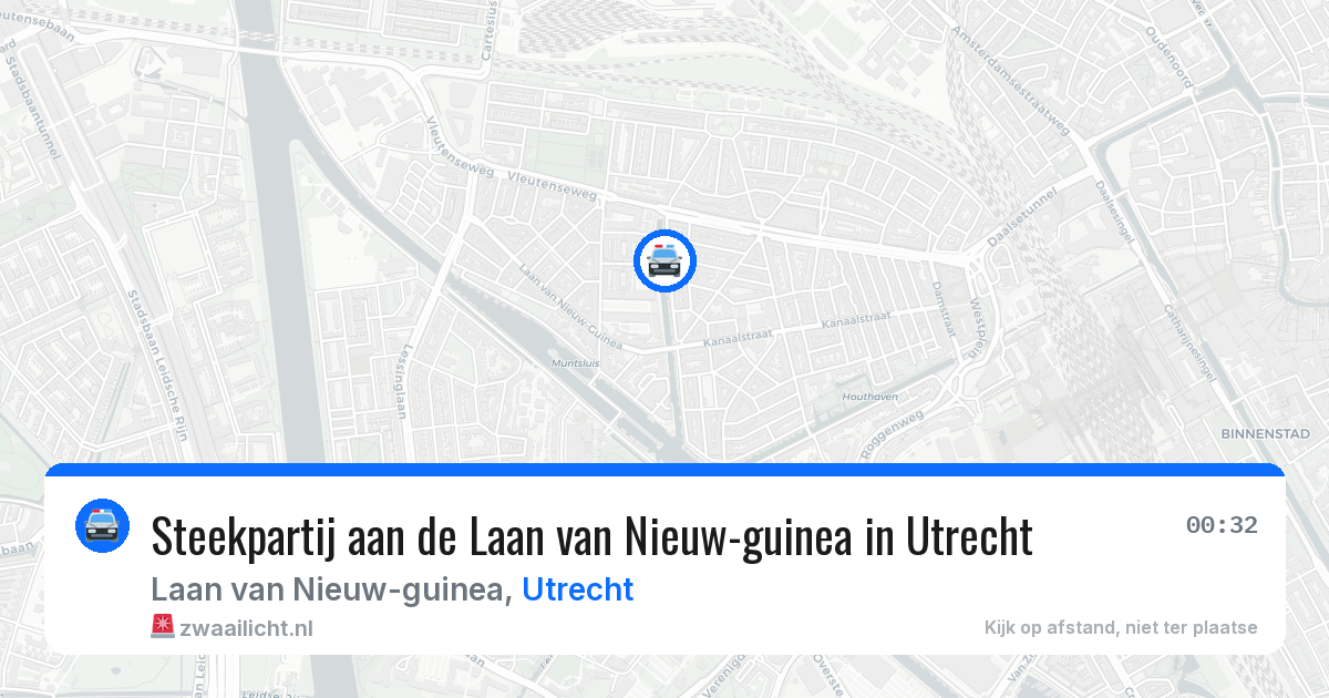 Steekpartij aan de Laan van Nieuw-guinea in Utrecht — 18 mei 2026