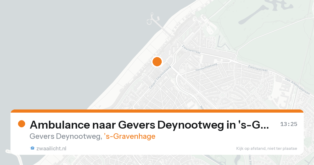 Ambulance naar Gevers Deynootweg in 's-Gravenhage — 31 jan 2026