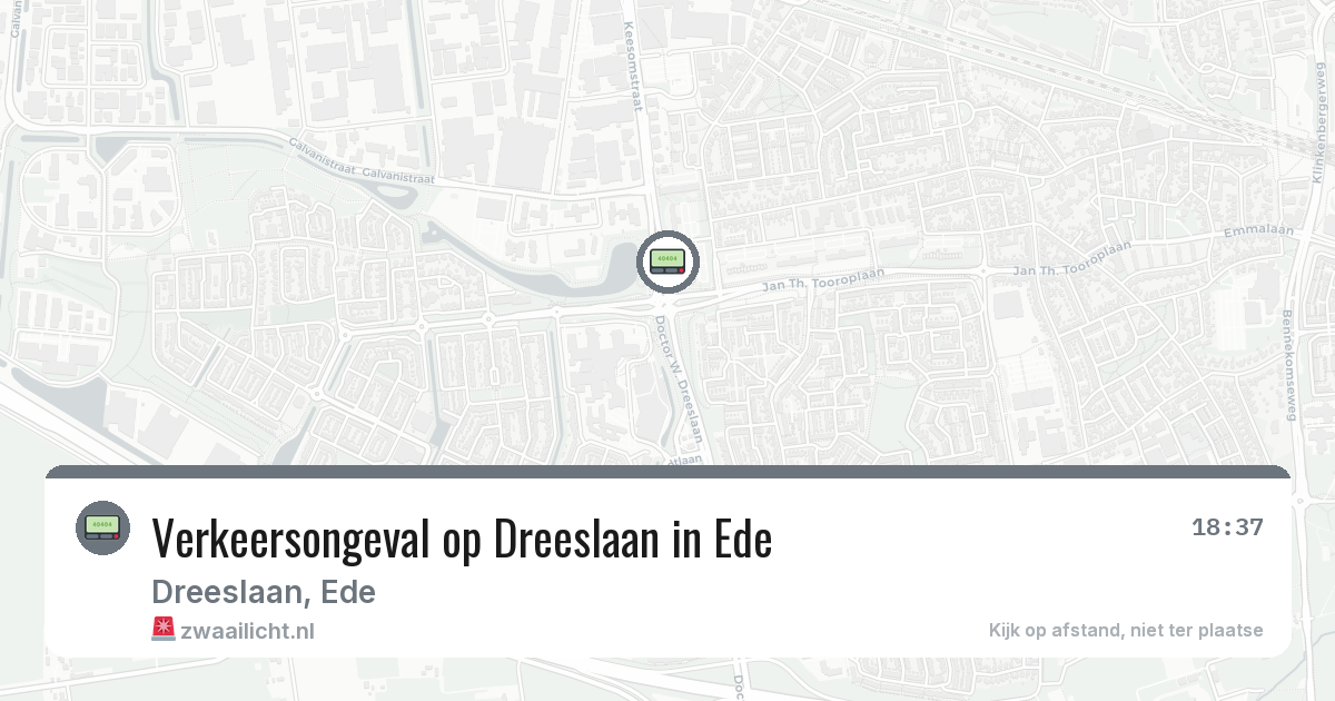 Verkeersongeval op Dreeslaan in Ede — 13 jul 2026