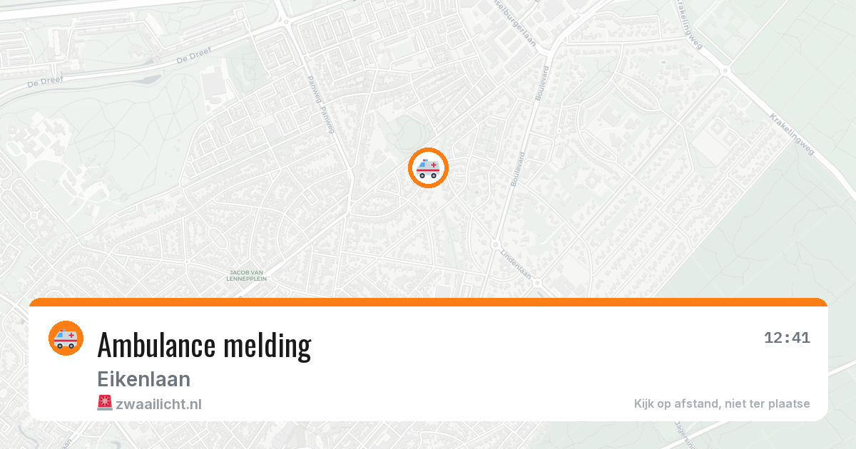 Ambulance melding — 10 feb 2026