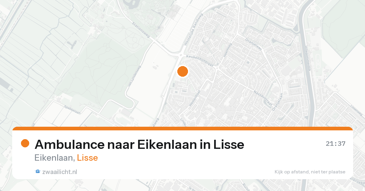 Ambulance naar Eikenlaan in Lisse — 30 jan 2026