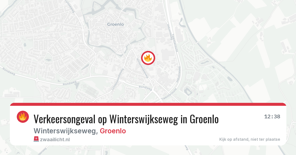 Verkeersongeval op Winterswijkseweg in Groenlo — 26 feb 2026