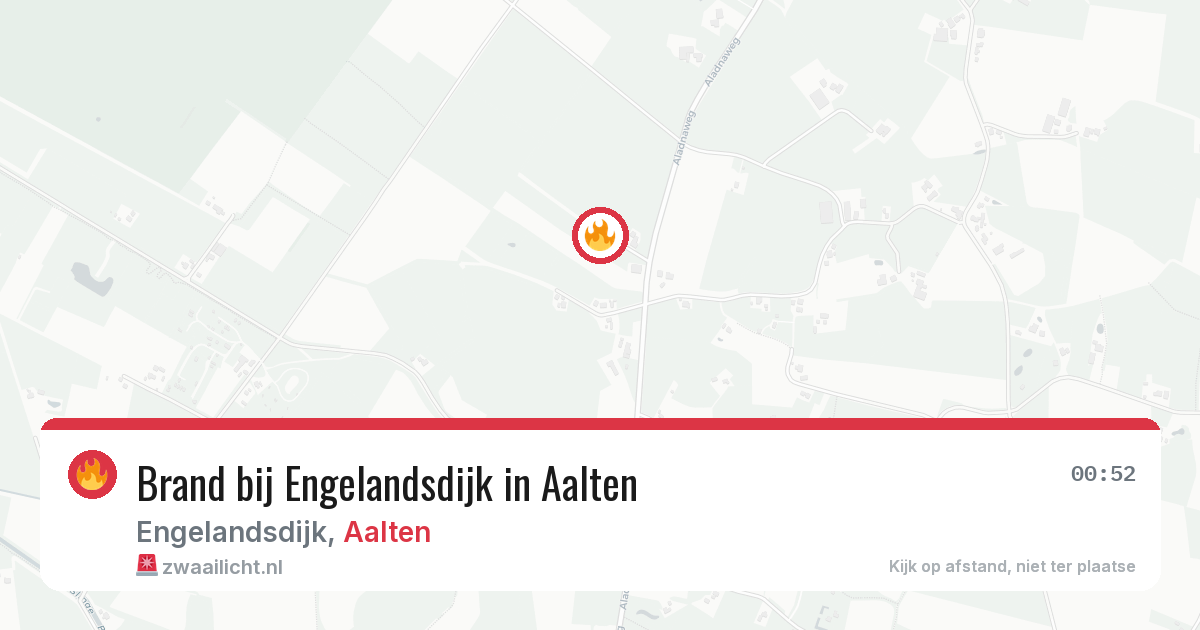 Brand bij Engelandsdijk in Aalten — 6 jul 2026