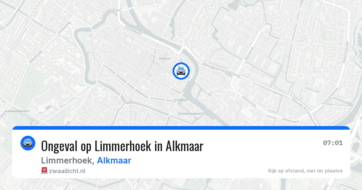 Ongeval op Limmerhoek in Alkmaar — 12 jun 2026