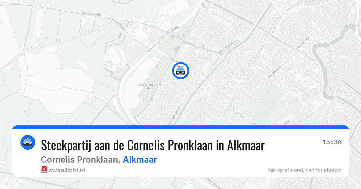 Steekpartij aan de Cornelis Pronklaan in Alkmaar — 10 mrt 2026